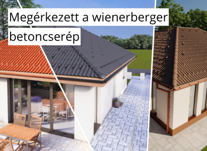 Megérkezett az új wienerberger betoncserép!