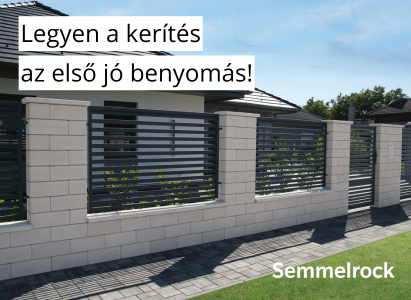 Legyen a kerítés az első jó benyomás!